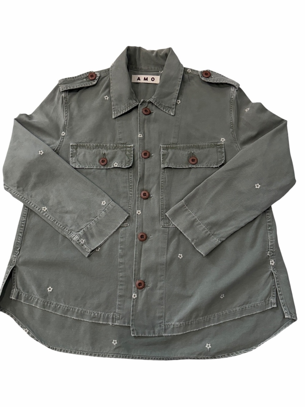 AMO Shirt Surplus Jacket w/ Daisy floral - Picture 3 of 10